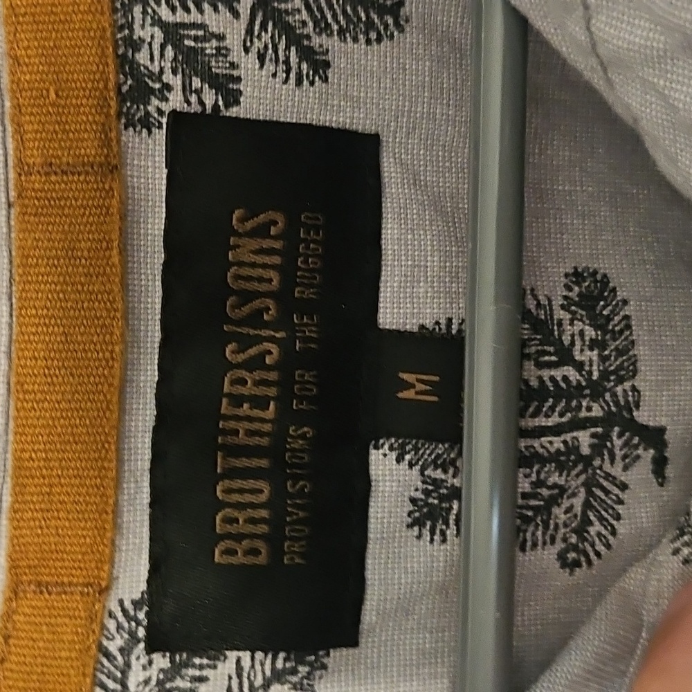 Brother/Sons Gray Button Up Shirt, Cowboy Button Up - Picture 2 of 3